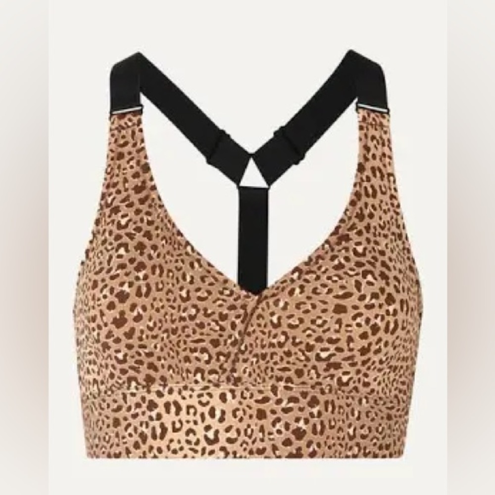 Varley Leopard Print Sports Bra